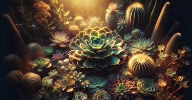 Close-up of rare Aeonium succulent with vibrant rosette leaves showcasing unique colors and patterns for master Aeonium care guide