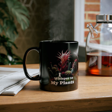 Brewed & Rooted coffee mug with plant-themed design for caffeine and chlorophyll lovers