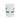Glossy white ceramic mug with colorful "Leaf Me Alone" plant pun and comfortable C-handle