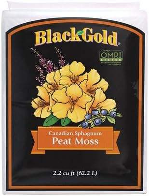 Transform Your Garden with The Dandy Dirt: Black Gold Peat Moss - 2.2 Cu Ft of Luxurious Moisture for Thriving Plants!