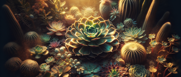 Close-up of rare Aeonium succulent with vibrant rosette leaves showcasing unique colors and patterns for master Aeonium care guide