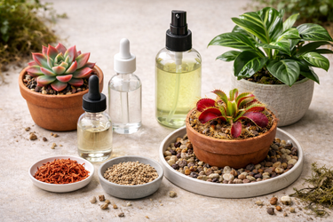 Plant Food Feast nutrient sprays and snacks for healthy thriving plants