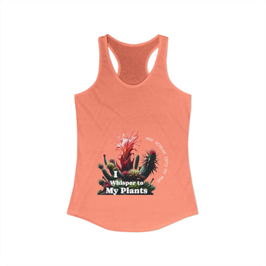 "Plant Muscles & Petal Power" Racerback Tank 🌿💪🌸, Gifts for Gardeners, Summer Workout Top