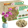 Transform Your Orchids' Lives with 1.3LB of Luxurious 25QT Fluffy Green Sphagnum Moss!